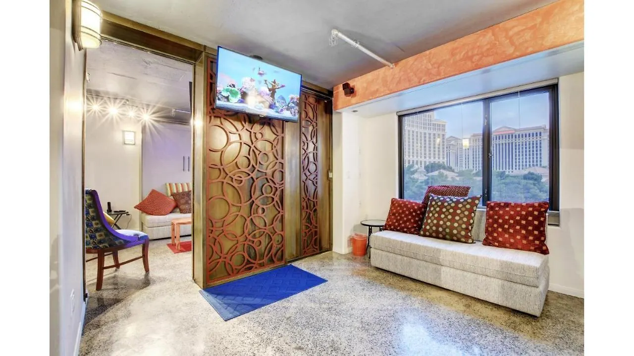 Lvstriphouse Jc408 - Modern 2Bd-2Ba Condo Sleeps 8 Las Vegas Apartment